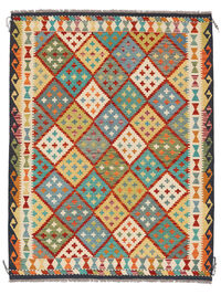 
    Kilim Afghan Old style - Orange - 150 x 195 cm
  