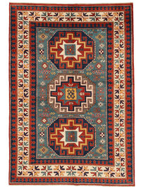 
    Kazak Fine - Dark red - 167 x 241 cm
  