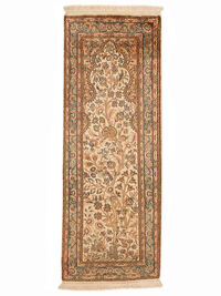 
    Kashmir pure silk 24 / 24 Quality - Brown - 48 x 127 cm
  