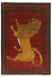 
    Qashqai Old pictorial - Dark red - 102 x 150 cm
  