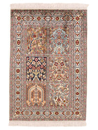 
    Kashmir pure silk - Brown - 66 x 96 cm
  