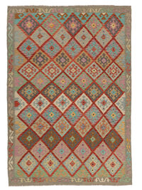 
    Kilim Afghan Old style - Dark red - 207 x 297 cm
  