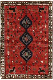 
    Kashghai - Dark red - 167 x 251 cm
  
