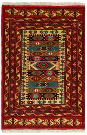 
    Turkaman - Dark red - 86 x 130 cm
  