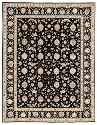 
    Tabriz 50 Raj with silk - Black - 198 x 258 cm
  