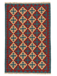 
    Kilim Qashqai - Dark red - 103 x 155 cm
  