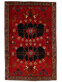 
    Qashqai Fine - Dark red - 176 x 267 cm
  