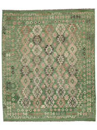 
    Kilim Afghan Old style - Dark green - 252 x 297 cm
  