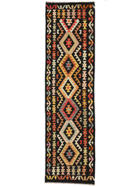 
    Kilim Afghan Old style - Black - 81 x 297 cm
  