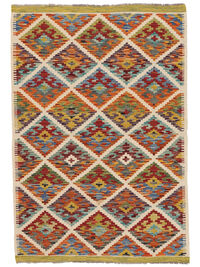
    Kilim Afghan Old style - Brown - 100 x 147 cm
  
