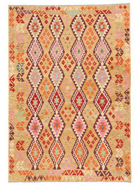 
    Kilim Afghan Old style - Orange - 205 x 291 cm
  