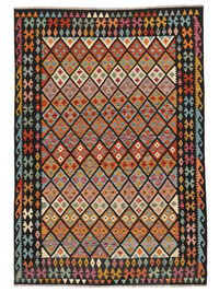 
    Kilim Afghan Old style - Black - 202 x 291 cm
  