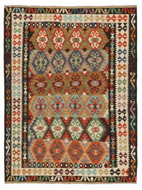 
    Kilim Afghan Old style - Black - 176 x 232 cm
  