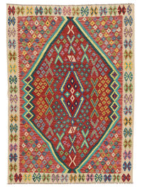 
    Kilim Afghan Old style - Dark red - 175 x 243 cm
  