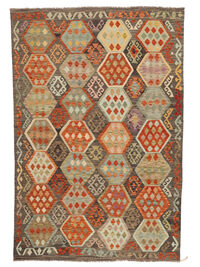
    Kilim Afghan Old style - Brown - 195 x 293 cm
  
