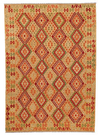 
    Kilim Afghan Old style - Brown - 210 x 295 cm
  
