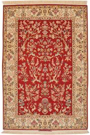 
    Isfahan silk warp - Dark red - 108 x 161 cm
  