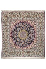 
    Isfahan silk warp - Brown - 200 x 208 cm
  