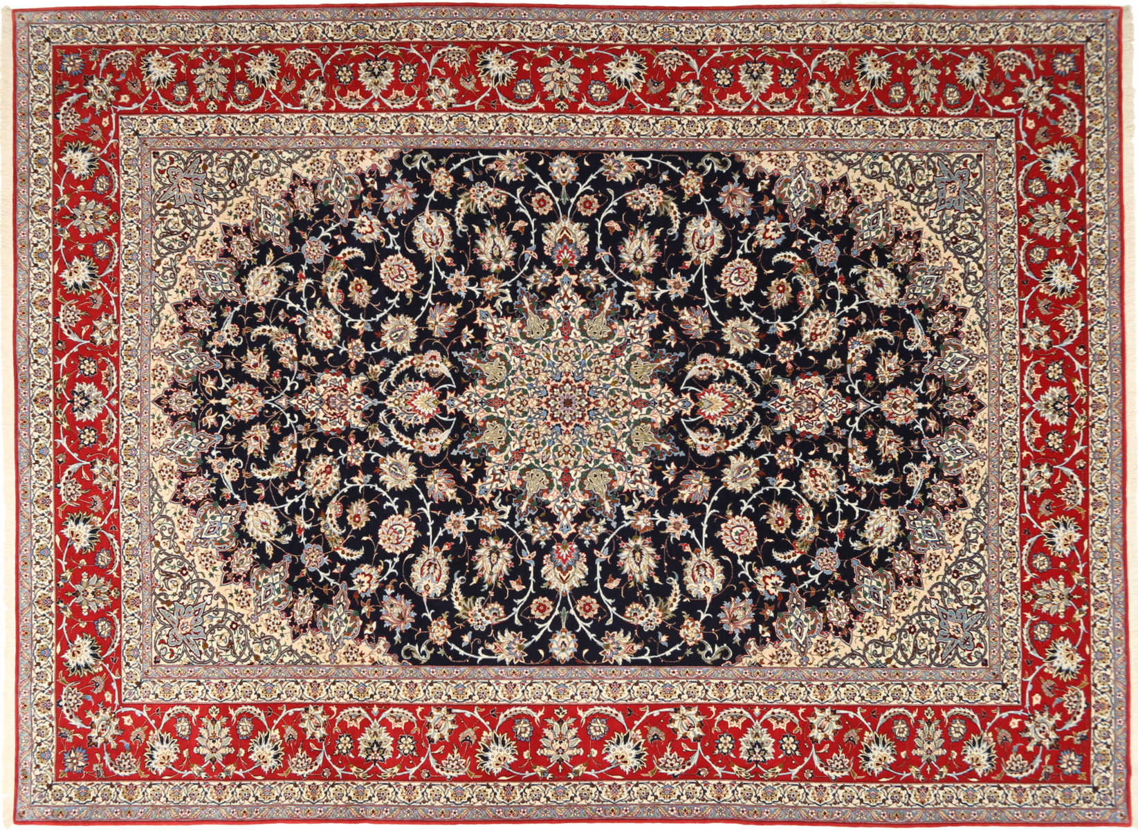 Isfahan silk warp Rug 255x366 CarpetVista