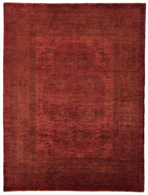 Oriental overdyed Tappeto 210x280 - CarpetVista