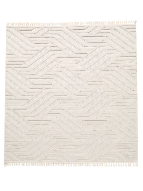 Japandi Tappeto - Bianco crema 240x240 - CarpetVista