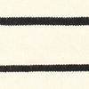ドリ Stripe 絨毯 - ホワイト / ブラック