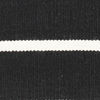 ドリ Stripe 絨毯 - ブラック / ホワイト