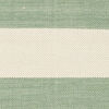 コットン stripe 絨毯 - ミントグリーン
