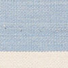 Cotton stripe Teppich - Hellblau