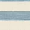 Cotton stripe Tapis - Bleu clair