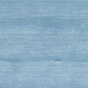 Handloom fringes Tapete - Azul claro