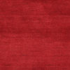 Handloom fringes Koberec - Tmavě červená