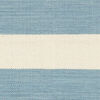 Cotton stripe Teppe - Lys blå
