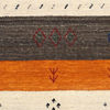 Loribaf Loom Designer Alfombra - Gris / Multicolor