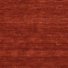 Handloom fringes Rug - Rust red