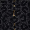 Leopard 絨毯 - ブラック