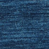 Gabbeh loom Two Lines Rug - Dark blue