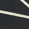 Cross Lines Vloerkleed - Zwart / Gebroken wit
