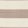Cotton stripe Vloerkleed - Bruin