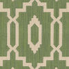 Zellige Rug - Green / Beige