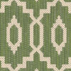 Zellige Rug - Green / Beige