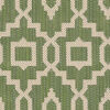 Zellige Rug - Green / Beige