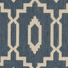 Zellige Rug - Blue / Beige