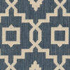 Zellige Rug - Blue / Beige