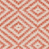 Solveig Rug - Coral red / White