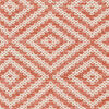 Solveig Rug - Coral red / White