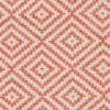 Solveig Rug - Coral red / White