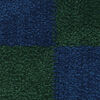 Sandro Block bath mat - Dark blue / Dark green