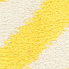 Bianca Stripe bath mat - Yellow / Off white