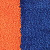 Luca Chess Bath mat - Blue / Orange